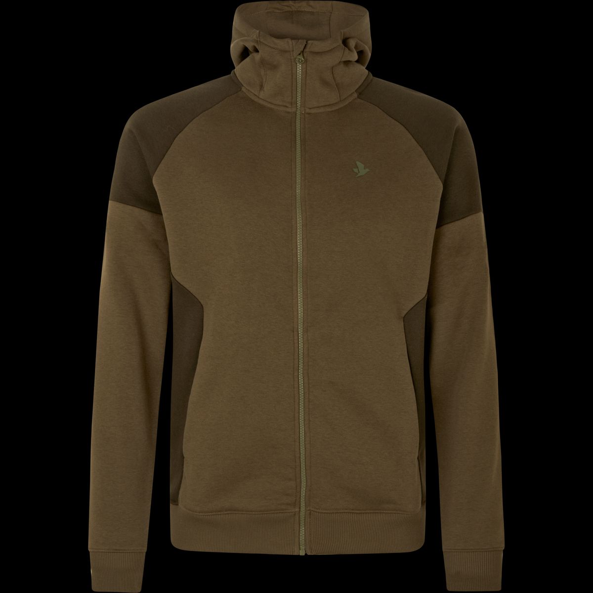 Seeland Cross hoodie w/zip Dark Olive L