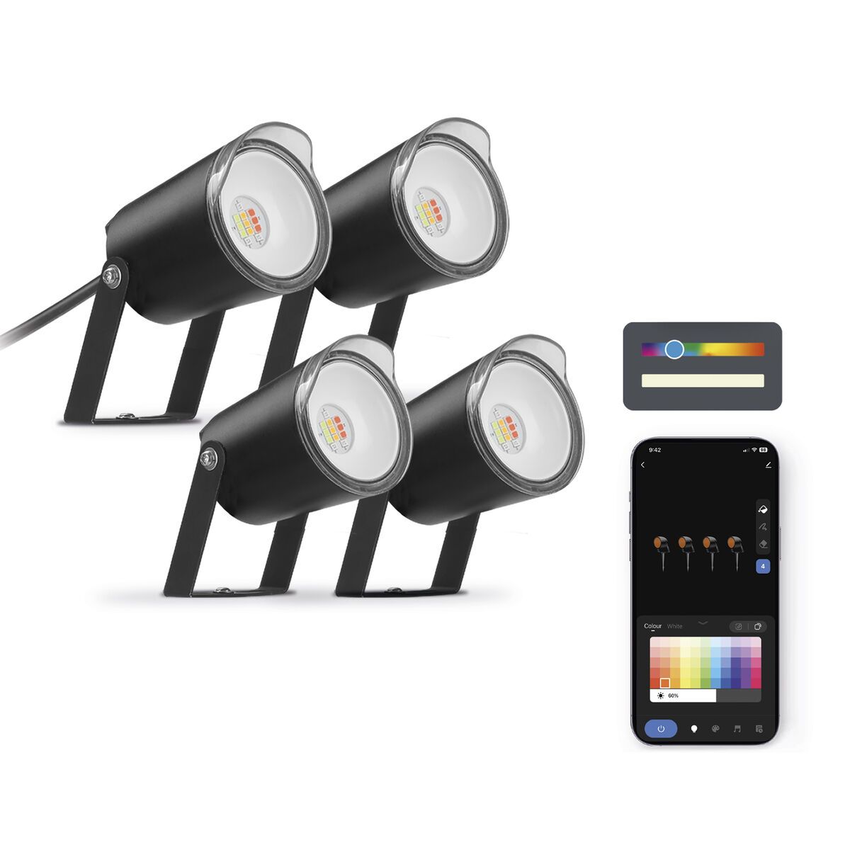 LED spotlight KSIX SmartLED Sort (3000K)