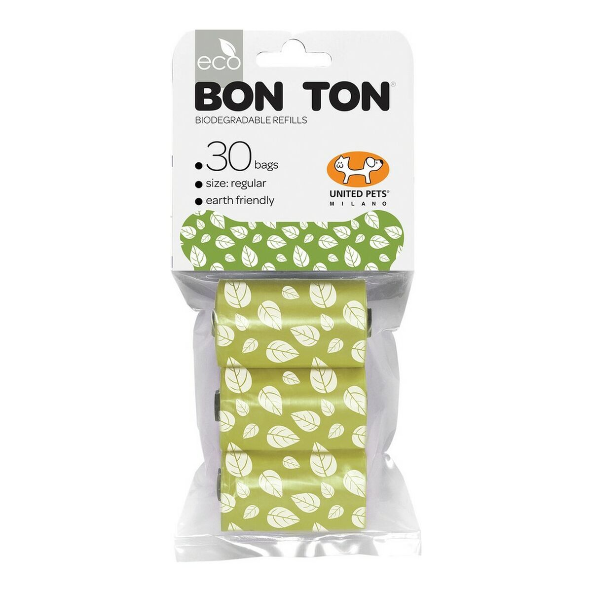 Hygiejneposer United Pets Bon Ton Nano Hund Grøn (3 x 10 uds)