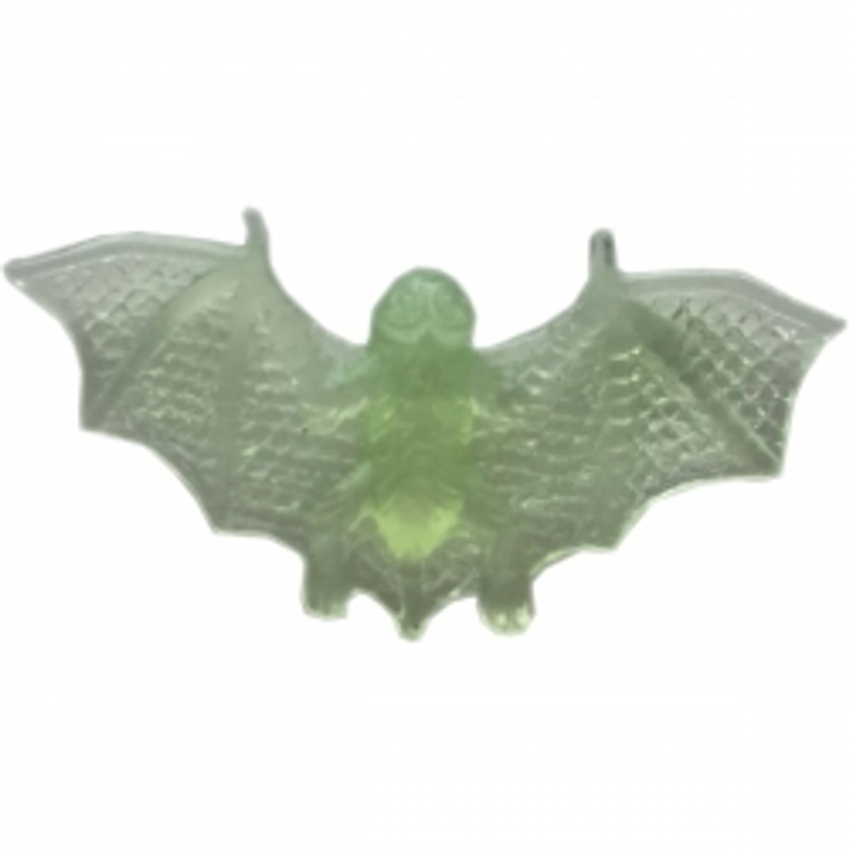 Flagermus Plastik Selvlysende 4 cm - Klar / Gennemsigtig (bat 4 cm Glow-in-the-dark) - Dekoration