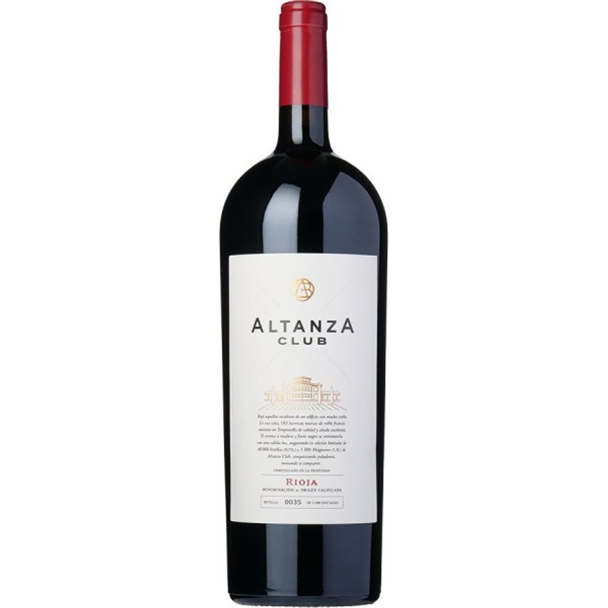 Altanza Club Rioja Reserva, magnum 2015