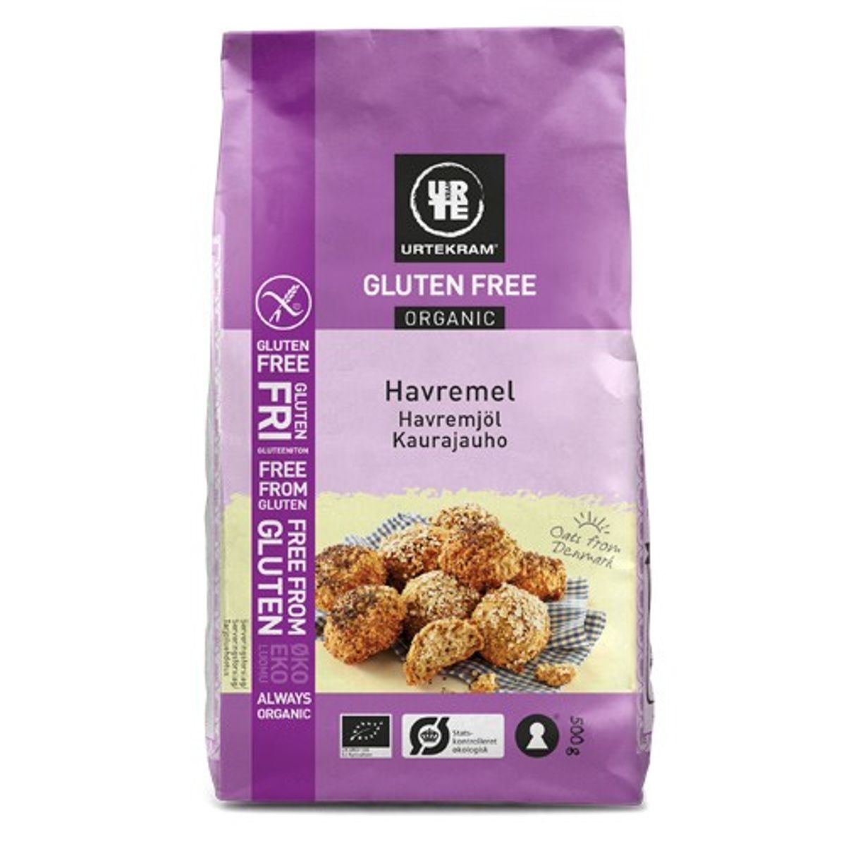 Havremel Glutenfri Økologisk - 500 gram - Urtekram