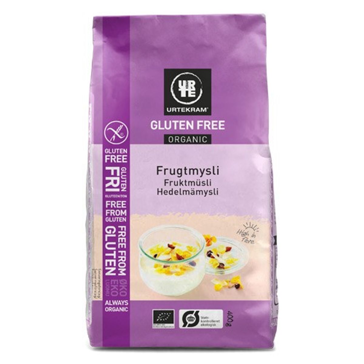 Mysli frugt glutenfri Økologisk - 400 gram - Urtekram