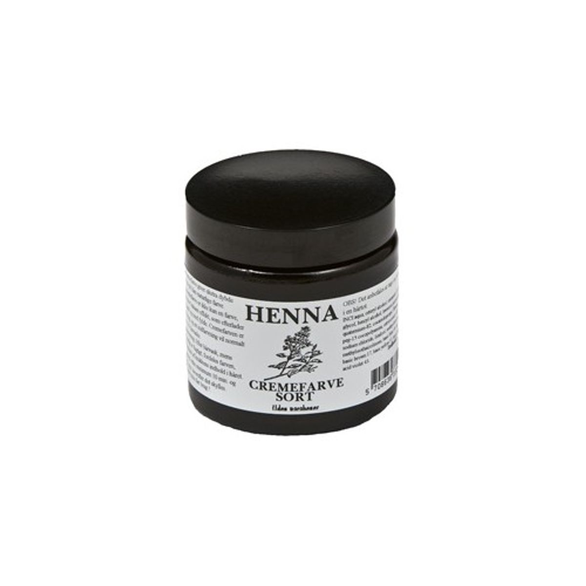 Henna cremefarve Sort - 120 ml