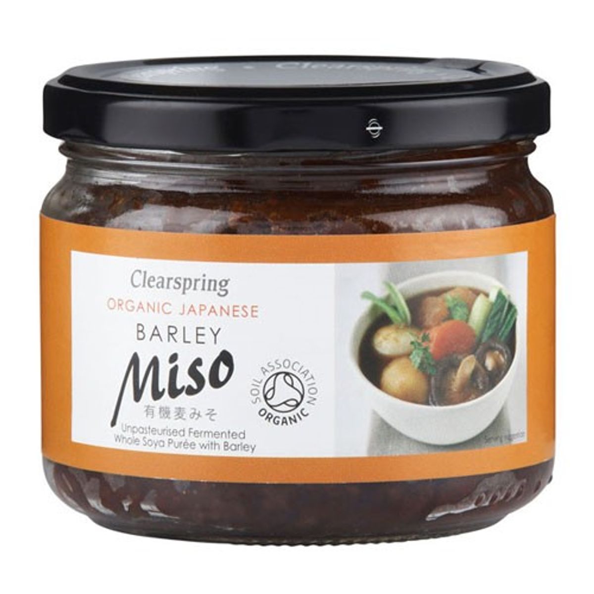 Miso Barley (byg) i glas upaseuriseret Økologisk - 300 gr