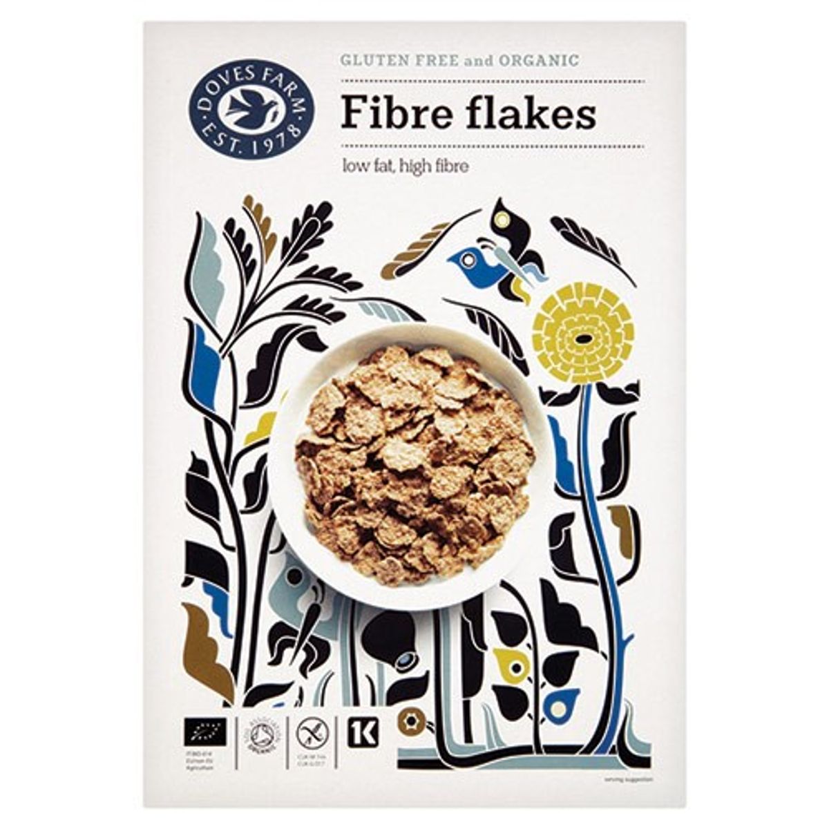 Fibre flakes glutenfri Økologisk - 300 gr - Doves