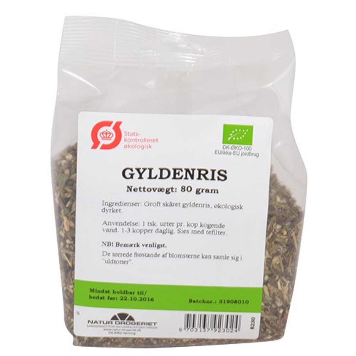 Gyldenris Økologisk- 80 gr - Natur Drogeriet