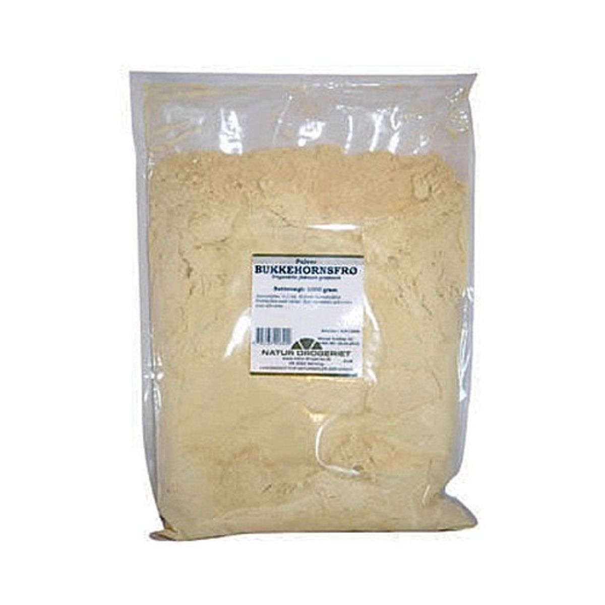 Bukkehornsfrø pulver - 1 kg - Natur Drogeriet