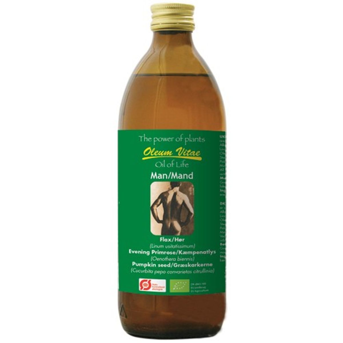 Oil of life mænd omega 3-6-9 Økologisk- 500 ml