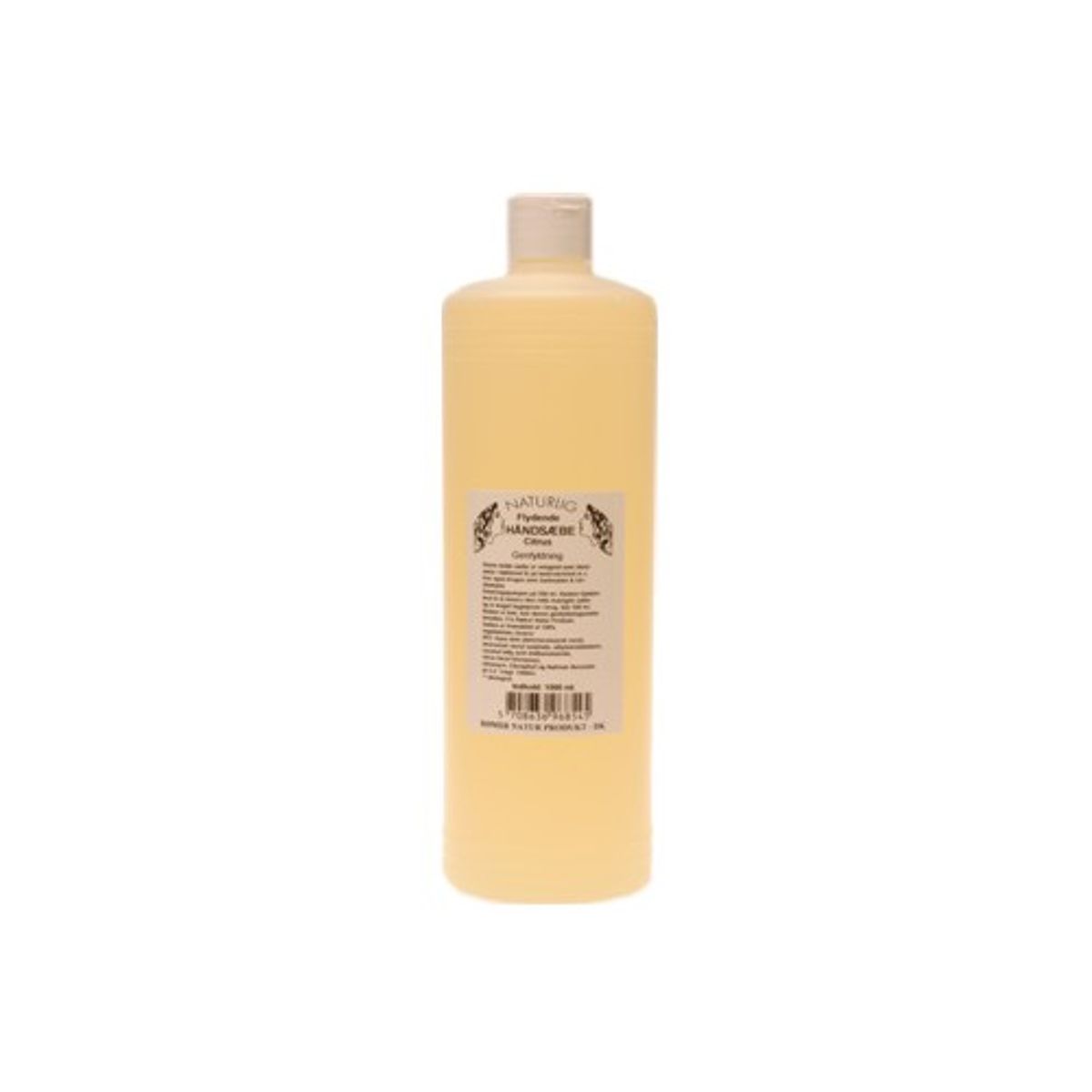 Håndsæbe flydende citrus refill - 1 liter - Naturlig