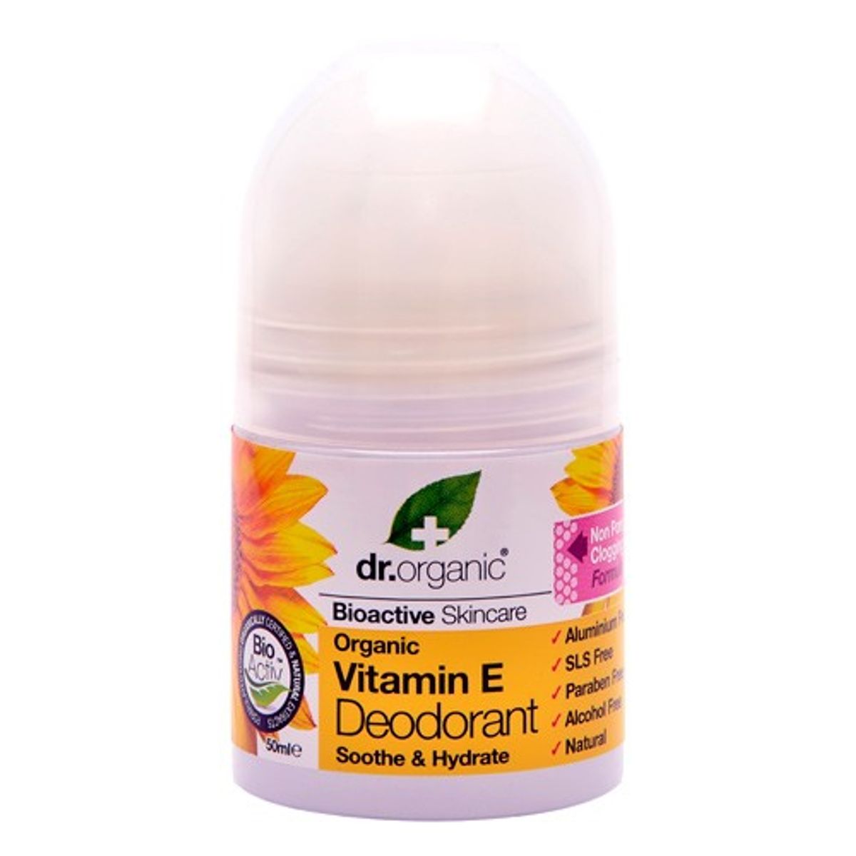 Deo roll on, Vitamin E - 50 ml - Dr. Organic