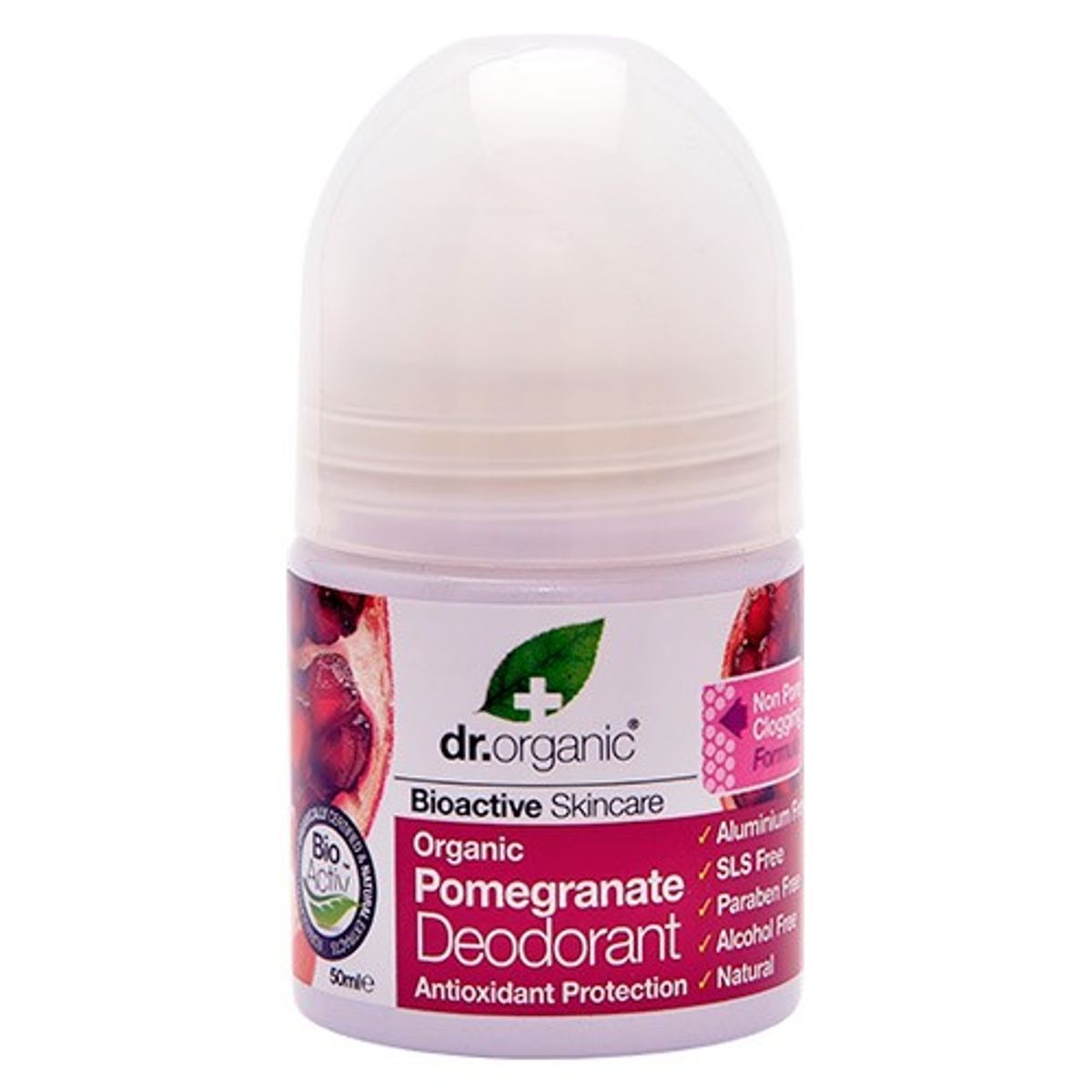 Deo roll on, Pomegranate - 50 ml - Dr. Organic