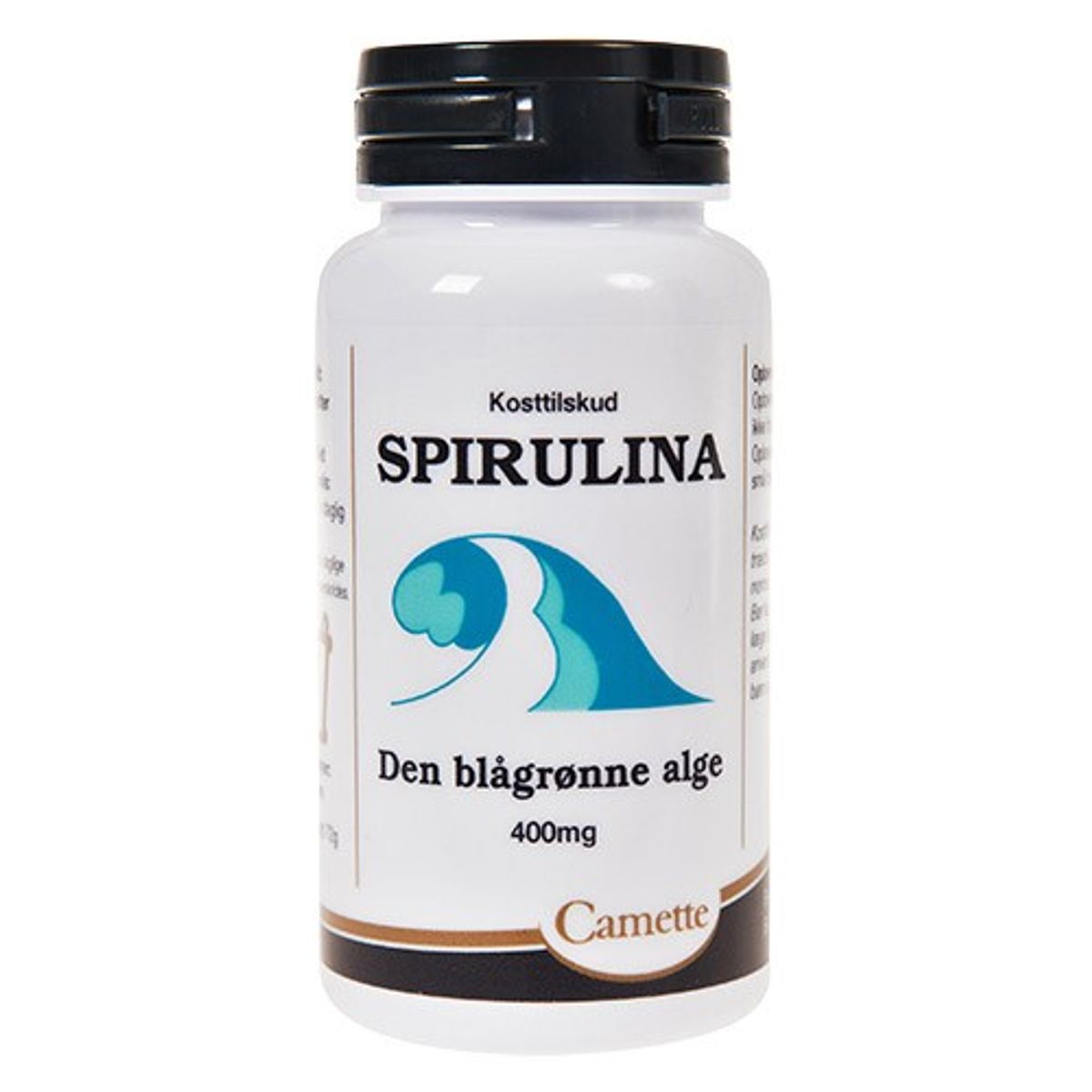 Spirulina Den blågrønne alge - 180 tabletter - Camette