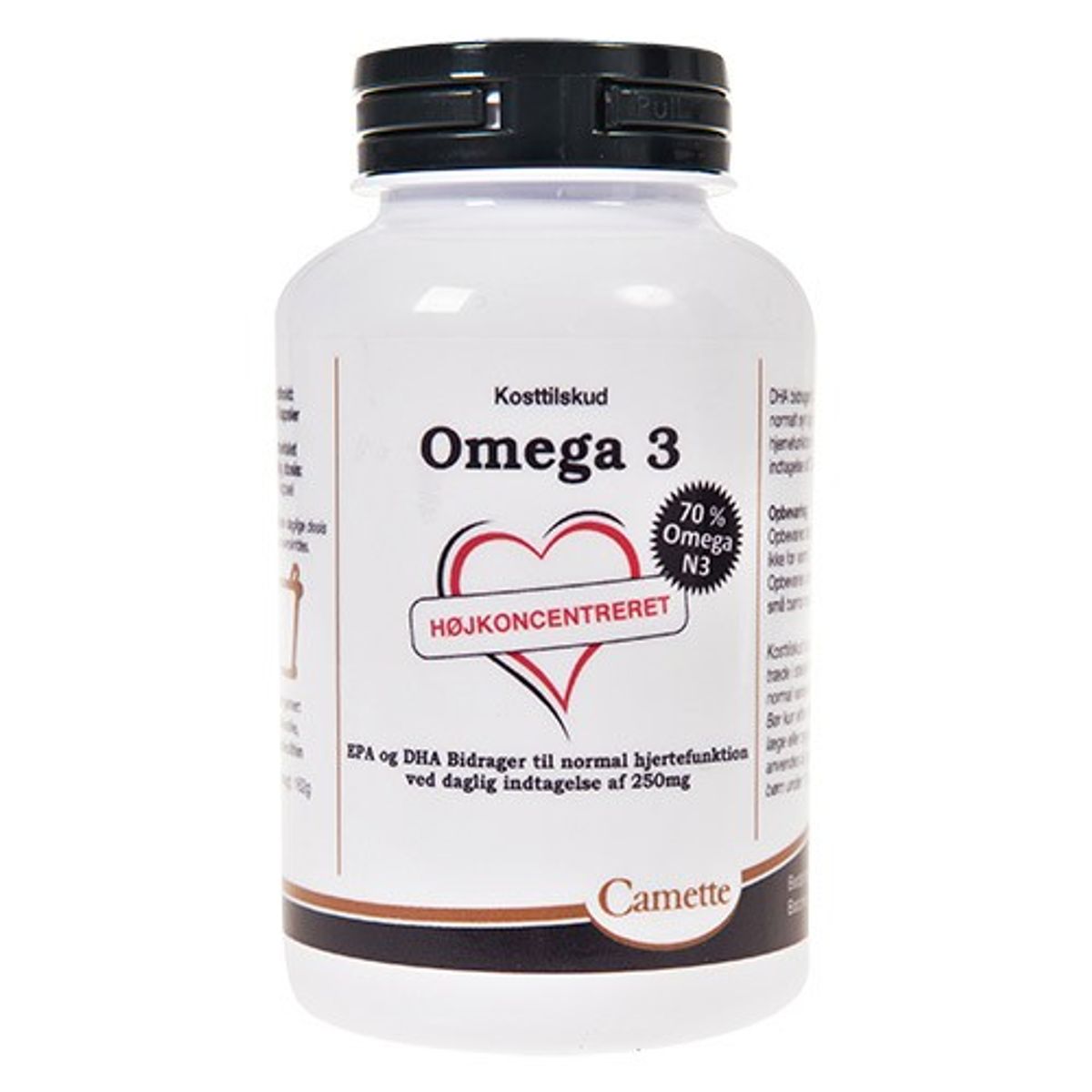 Omega 3 70% Omega N3 - 120 kapsler - Camette