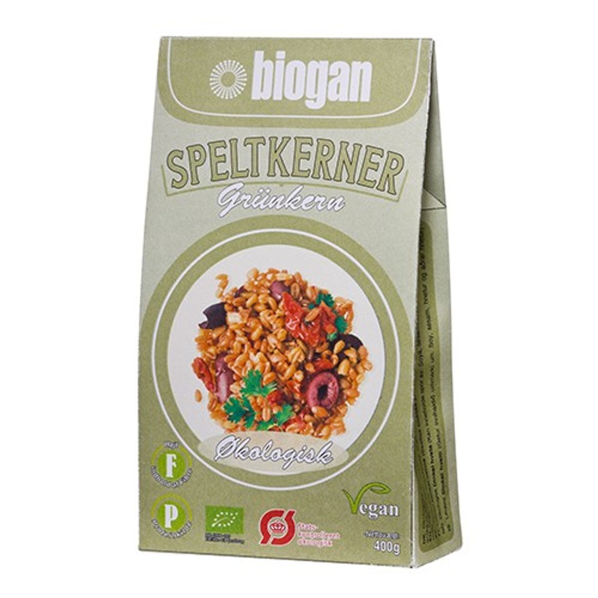 Spelt kerner Økologisk - 400 gram - Biogan