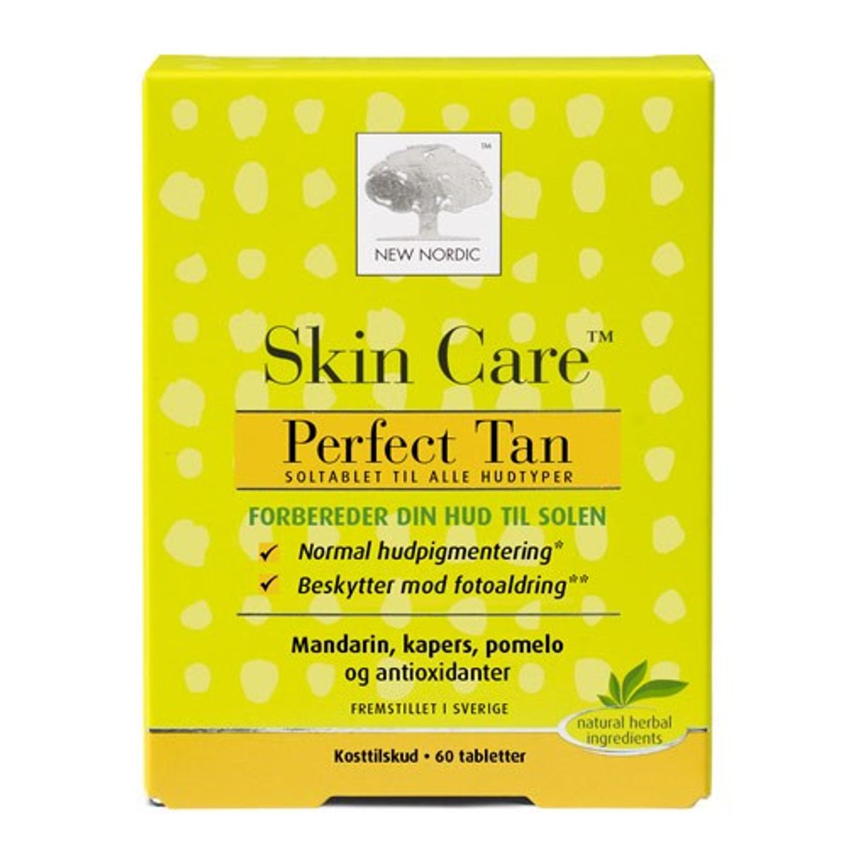 Skincare perfect tan - 60 tab - New Nordic