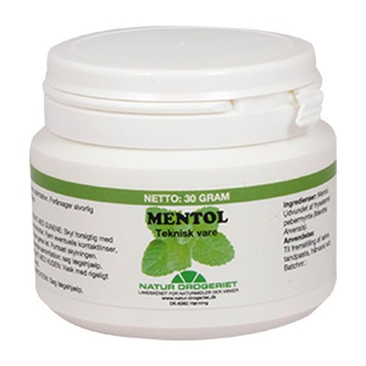 Mentol crystal - 30 gram - Natur Drogeriet