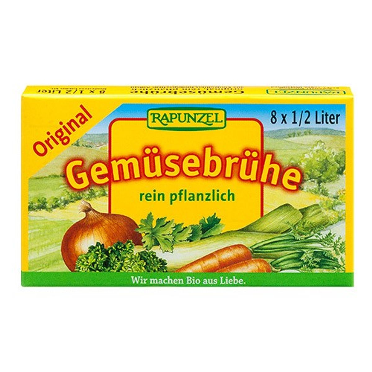 Grøntsags Bouillon terninger 8 tern Økologisk - 84 gr - DISCOUNT PRIS