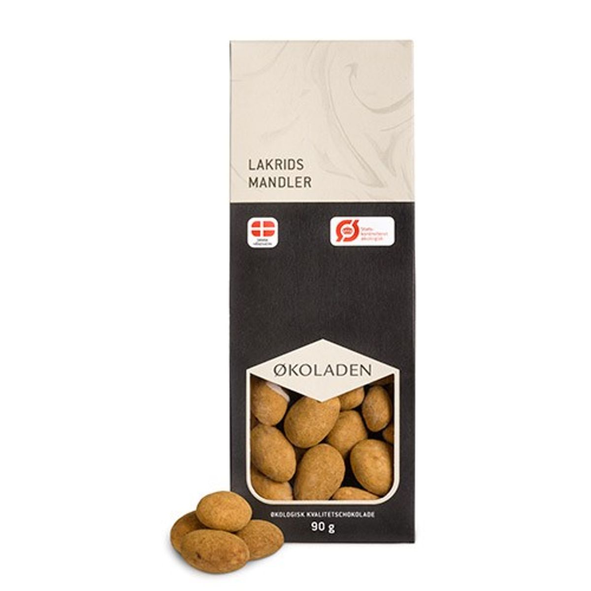 Lakridsmandler choko Økologisk - 90 gram - Økoladen