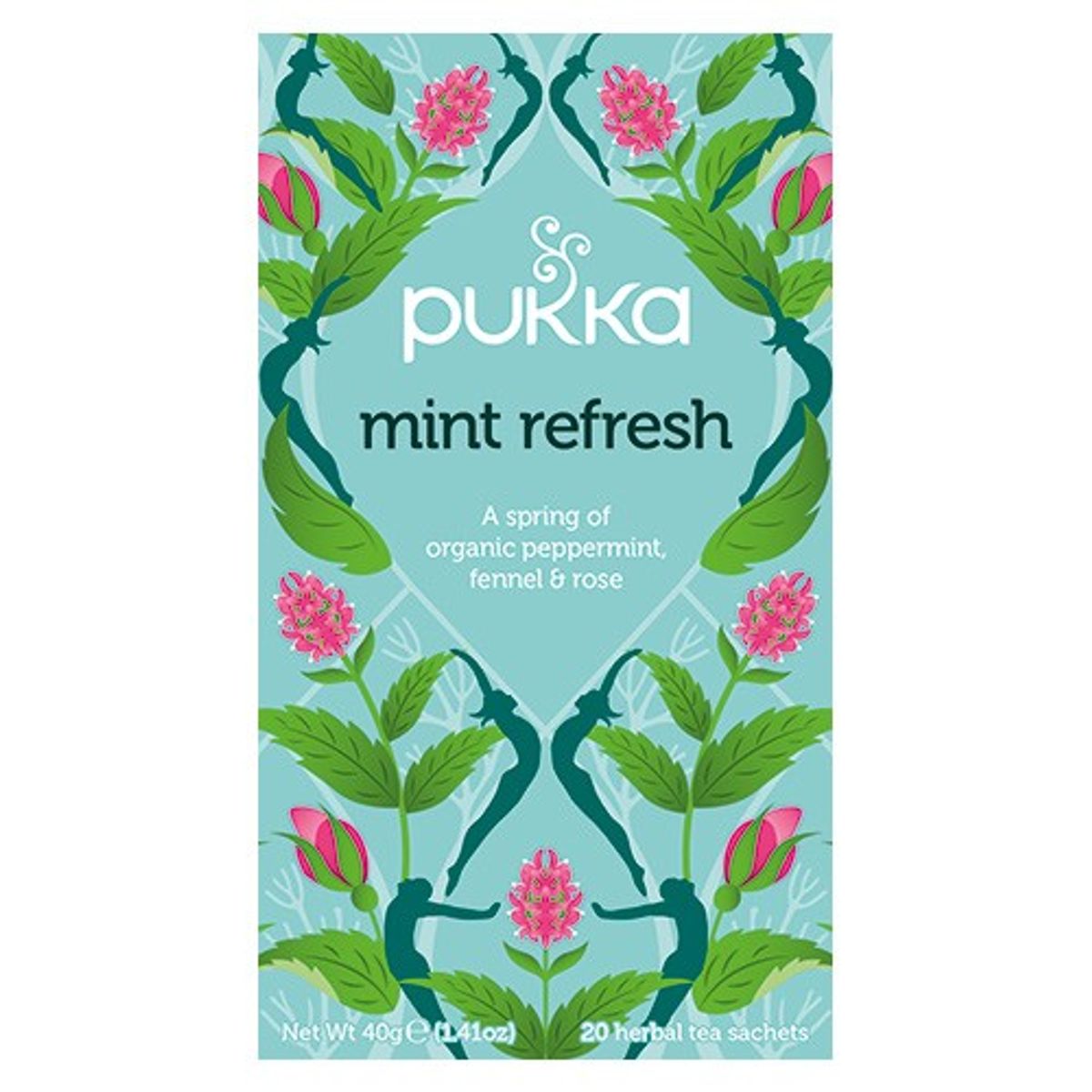 Refresh Mint te Økologisk- 20 br - Pukka