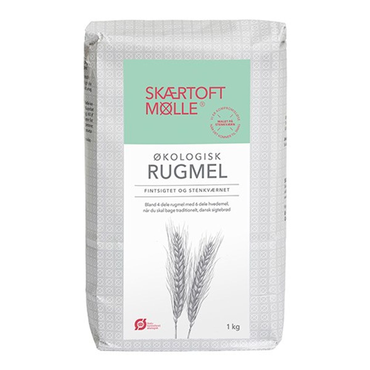 Rugmel fint sigtet Økologisk- 1 kg - Skærtoft Mølle