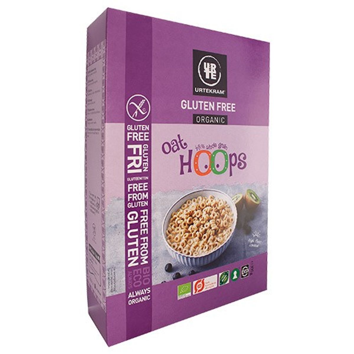 Oat Hoops glutenfri Økologisk - 300 gram - Urtekram