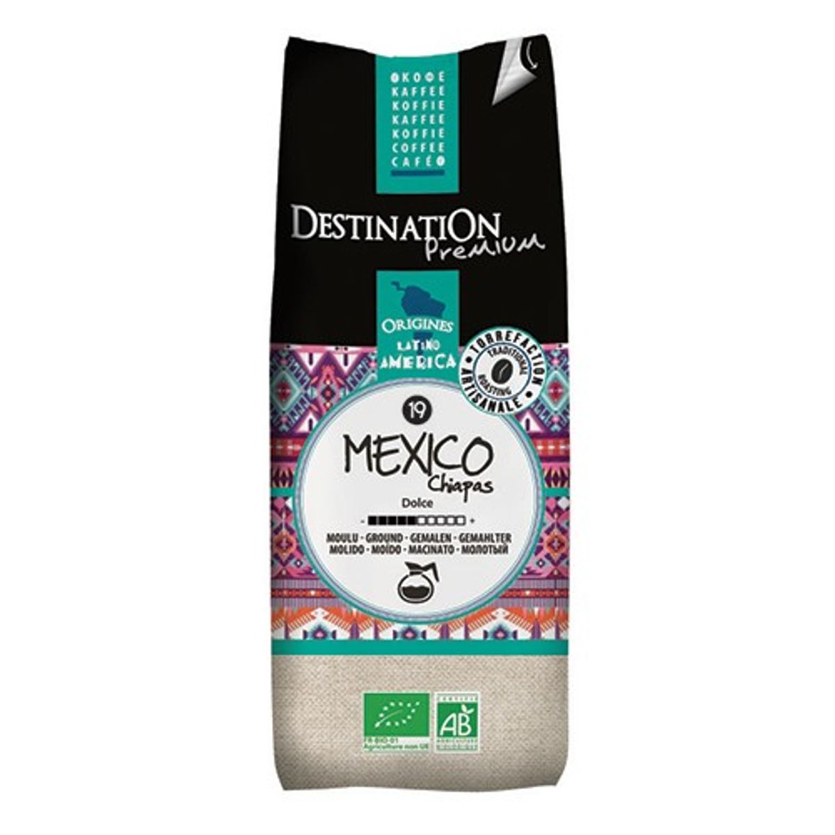 Kaffe Mexico Chiapas formalet Økologisk - 250 gram - Destination