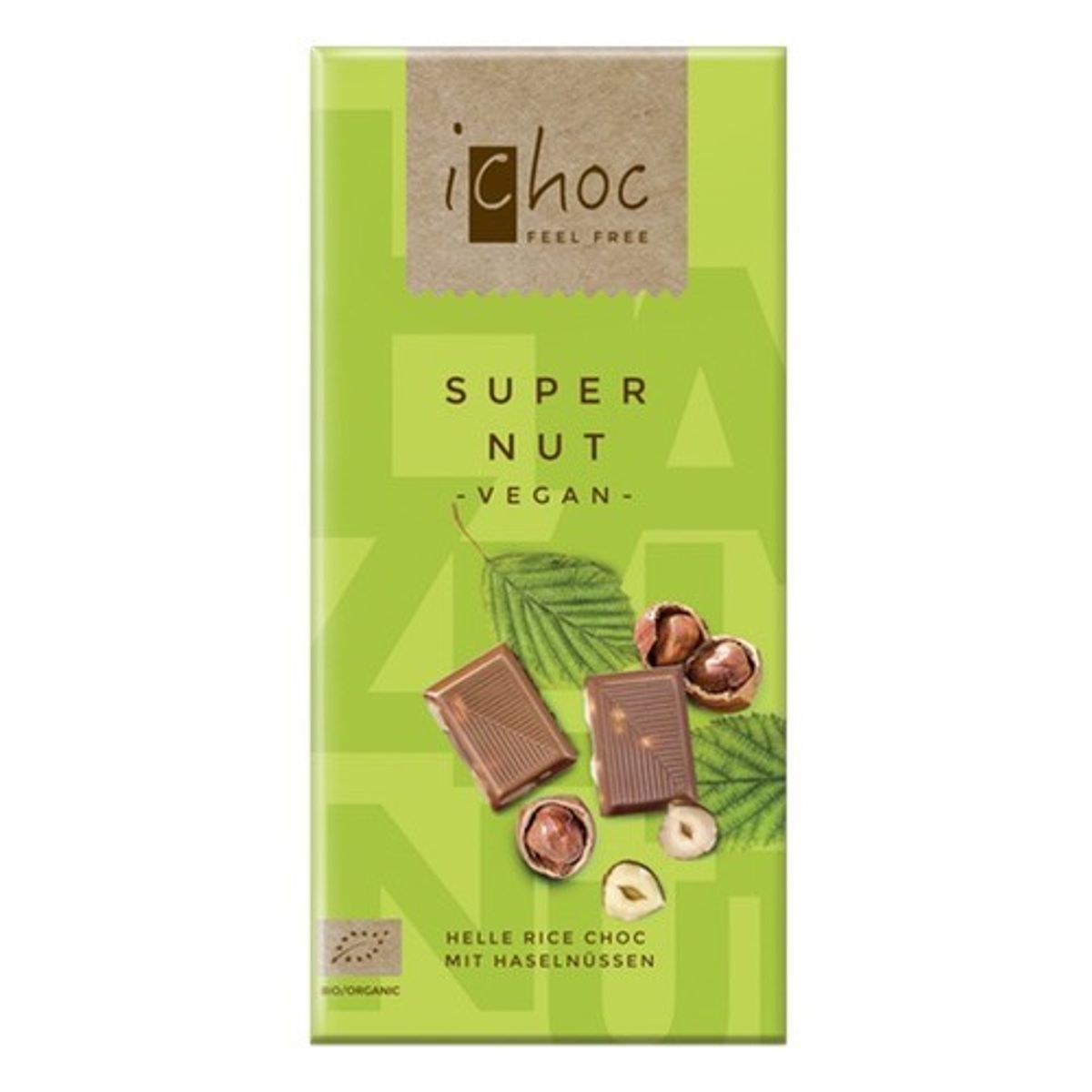 Super nut vegan Økologisk - 80 gram - Ichoc