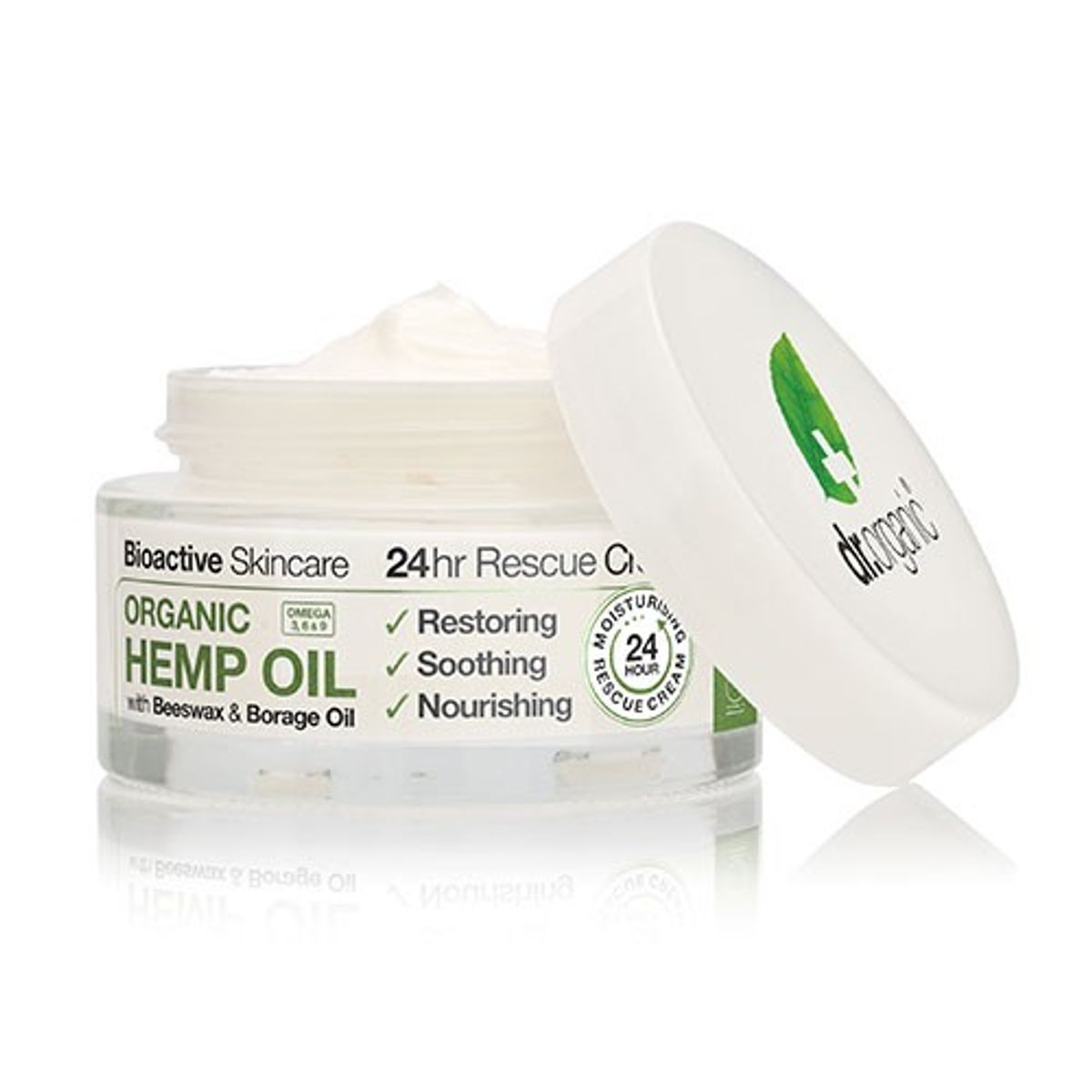 24 hr Rescue creme Hemp oil - 50 ml - Dr. Organic