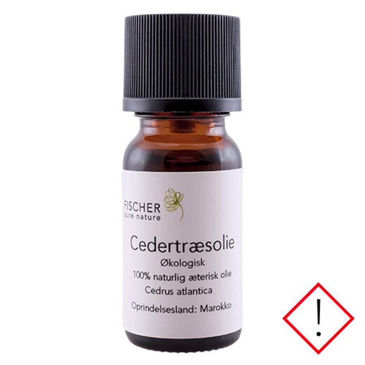 Cedertræsolie æterisk Økologisk - 10 ml - Fischer Pure Nature