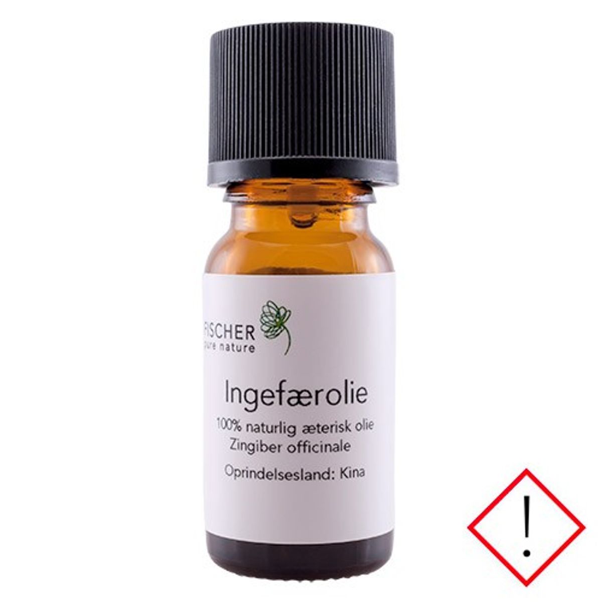 Ingefærolie æterisk - 10 ml - Fischer Pure Nature