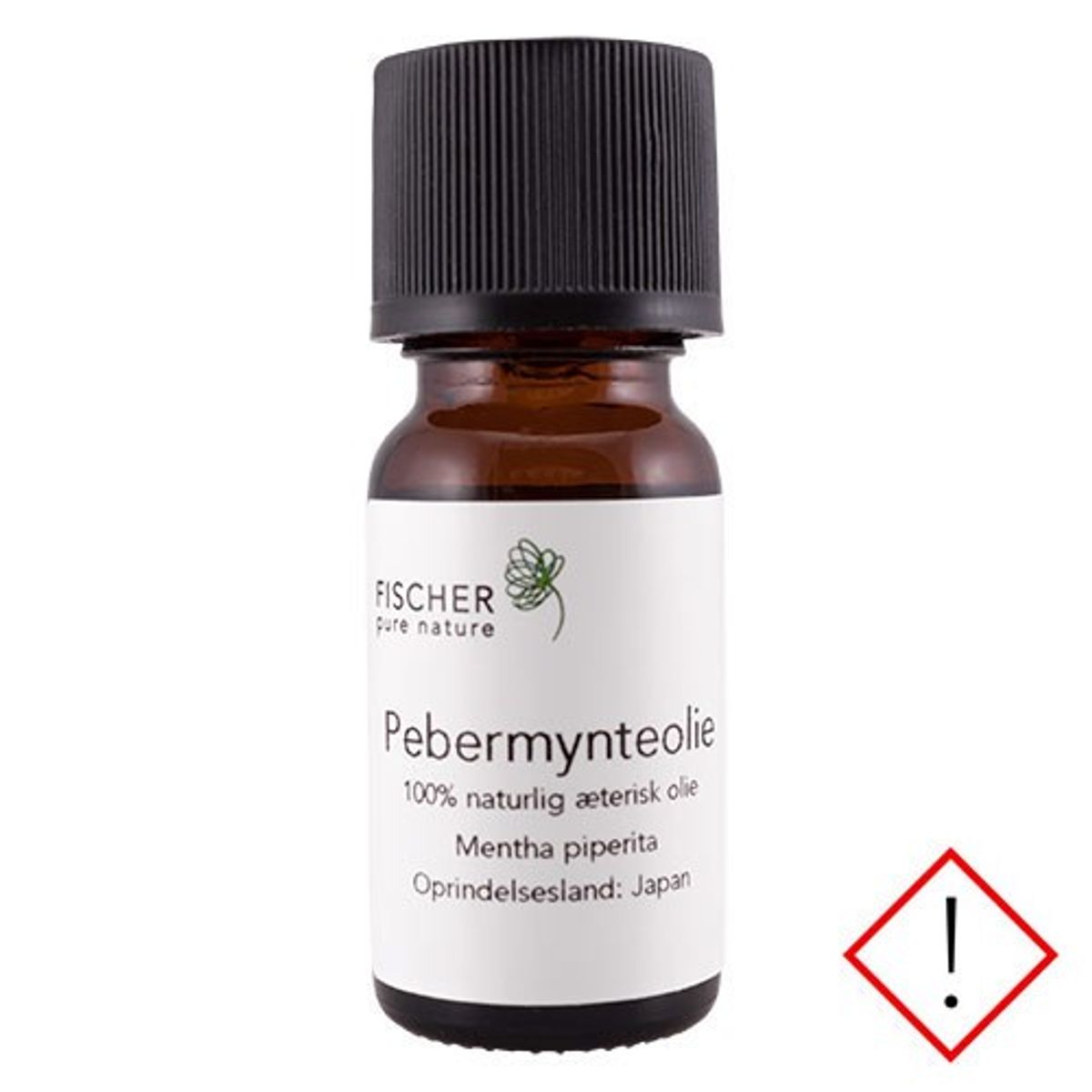 Pebermynteolie Japansk æterisk - 10 ml - Fischer Pure Nature