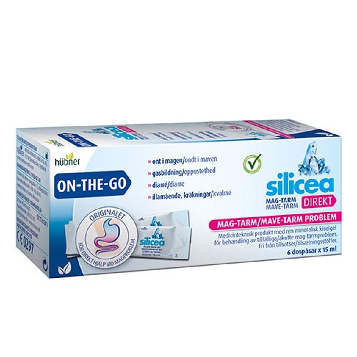 Silicea Mag-Tarm OnTheGo 6 dos.poser - 90 ml - Silicea