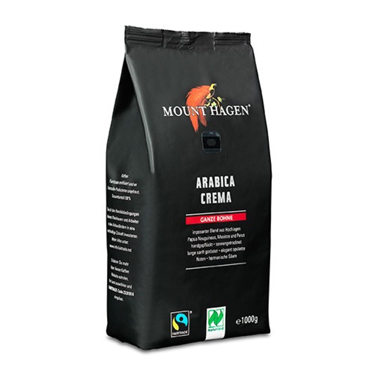 Kaffebønner Arabica Crema Økologisk - 1 kg - Mount Hagen