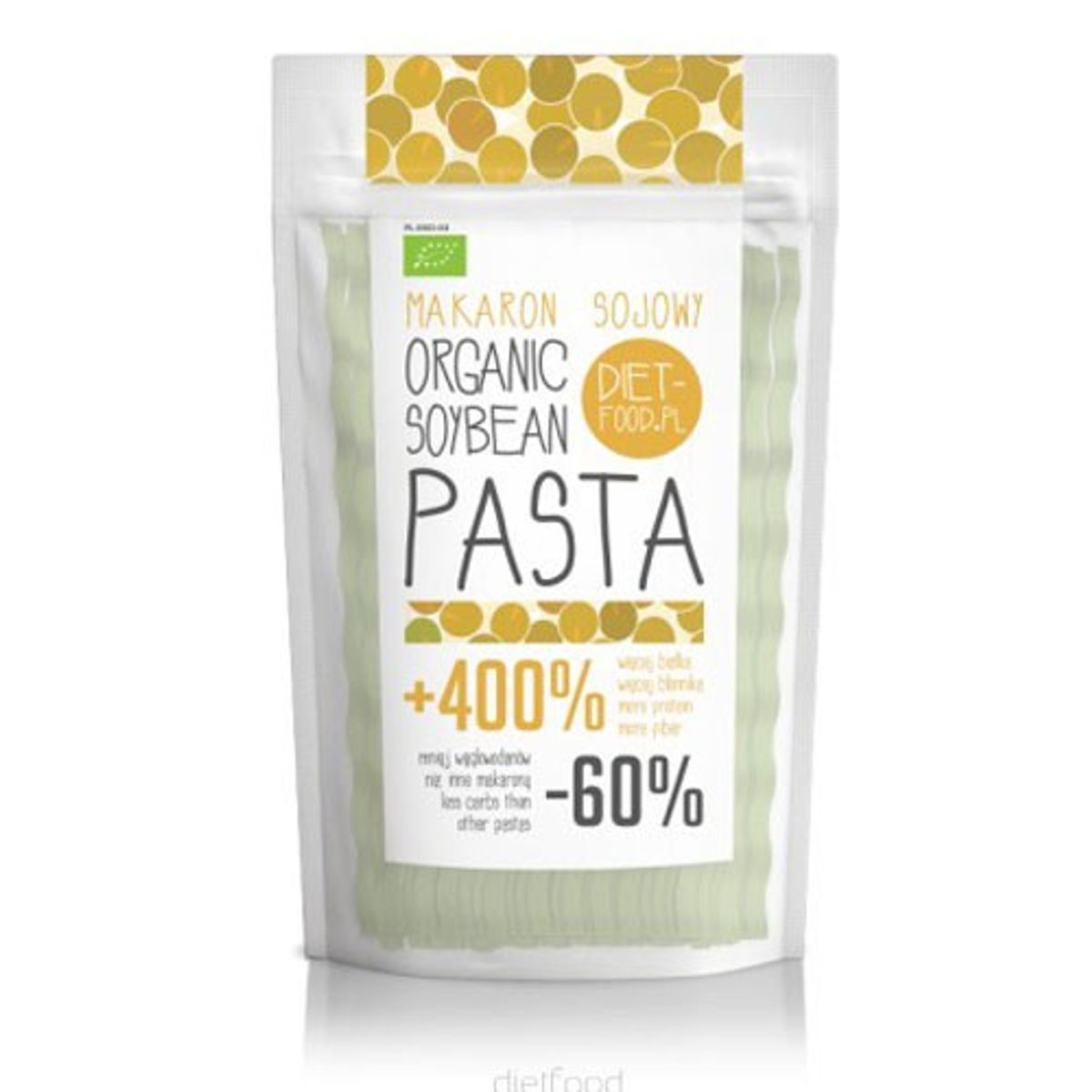 Soja fettuccine orange Økologisk - 200 gram - Diet Food