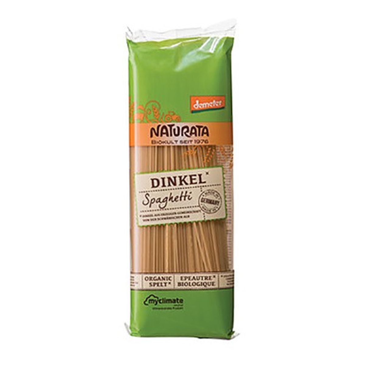 Speltspaghetti hvid Økologisk - 500 gr - Naturata