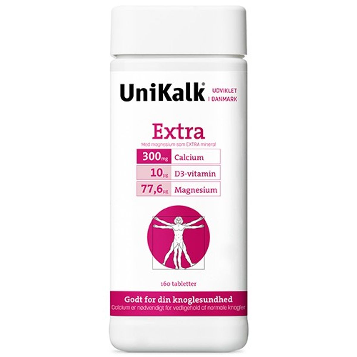 UniKalk Extra (S) - 160 tabletter - Unikalk