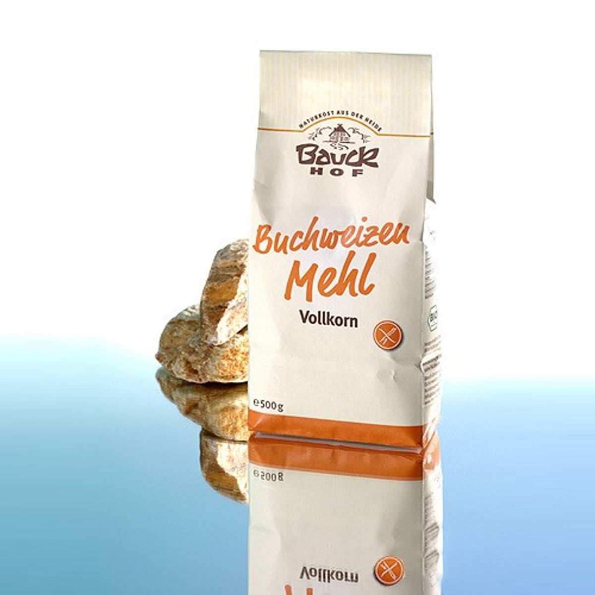 Boghvedemel fuldkorn Økologisk Glutenfri - 500 gr - Bauckhof