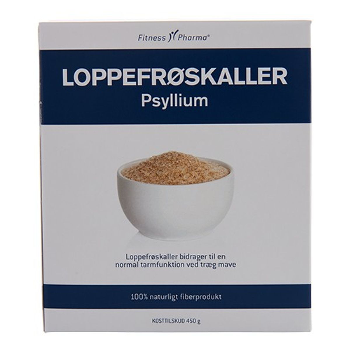 Loppefrøskaller Psyllium - 450 gram - Fitness Pharma