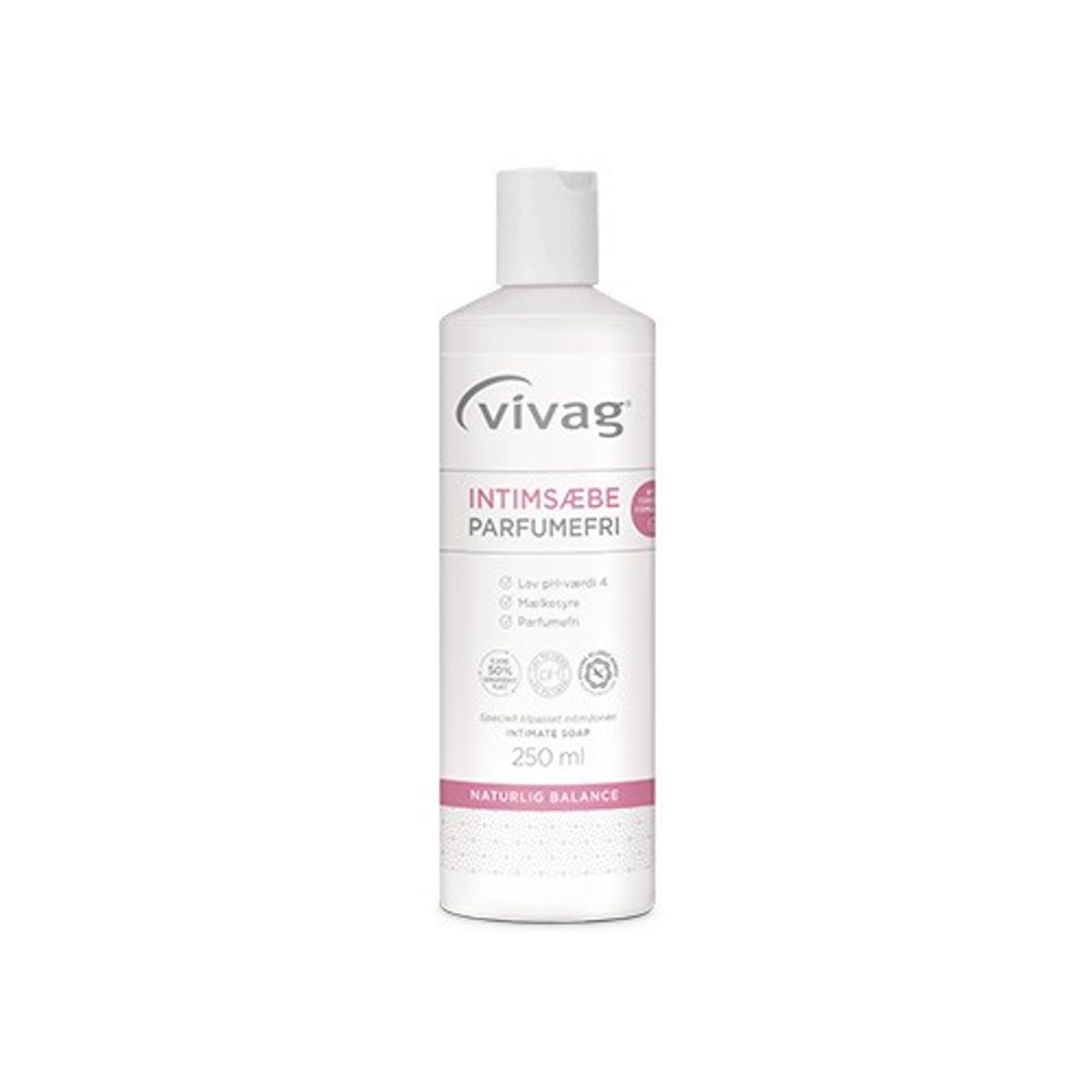 Vivag Intimsæbe Parfumefri - 250 ml - Vivag