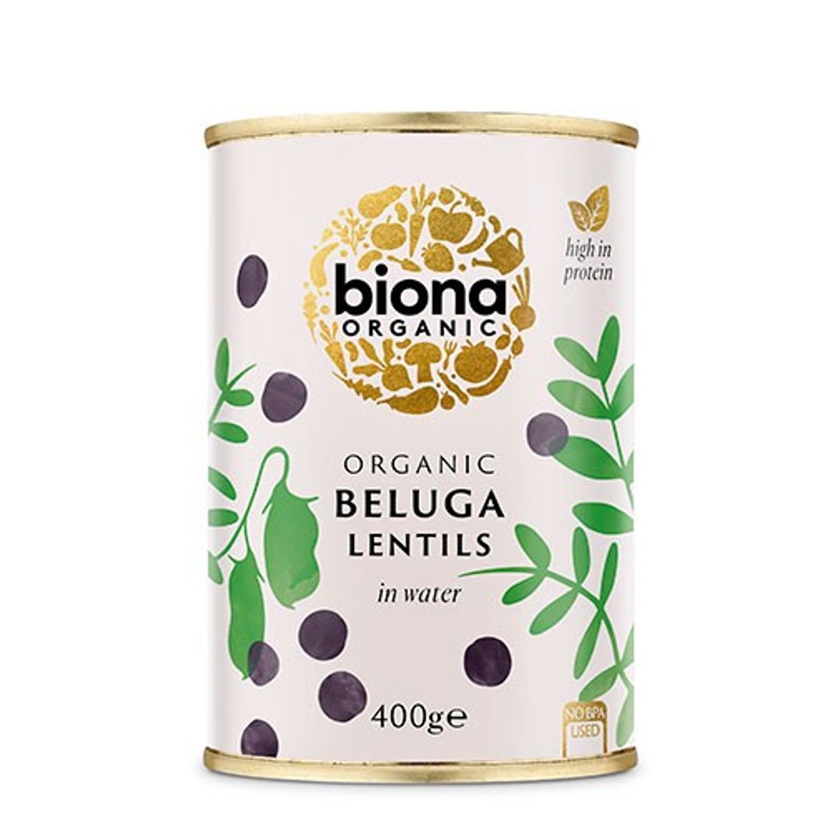 Belugalinser Økologisk - 400 gram - Biona Organic