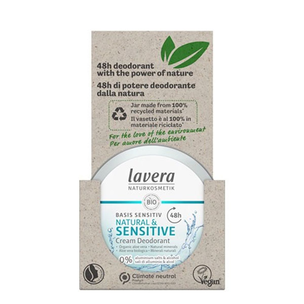 Deo Cream Basis Sensitive - 50 ml - Lavera