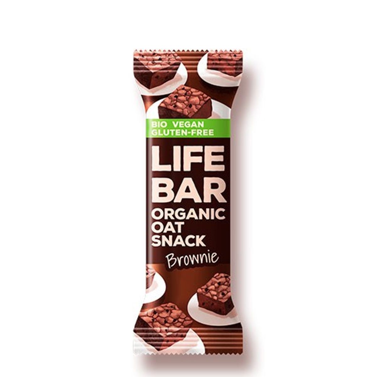 LifeBar Havrebar Brownie Økologisk - 40 gram