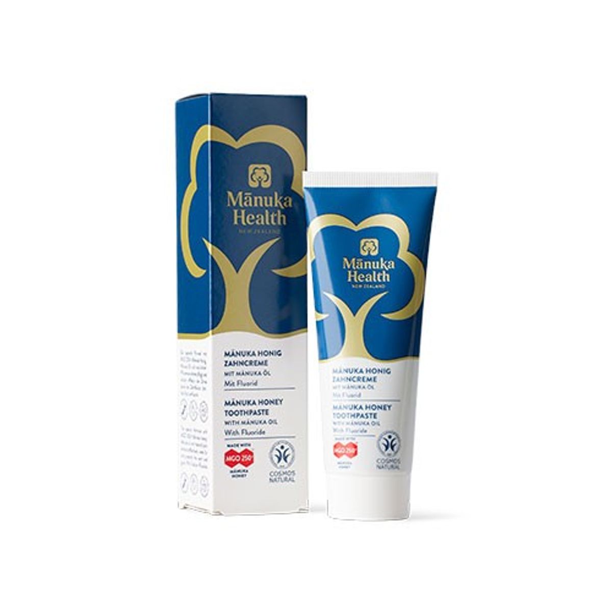 Manuka Honey Toothpaste med Manuka olie og flour - 75 ml