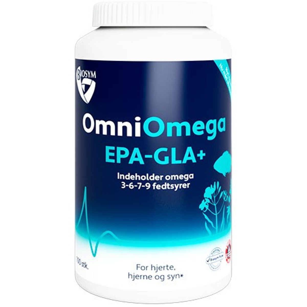 OmniOmega EPA-GLA+ - 100 kapsler