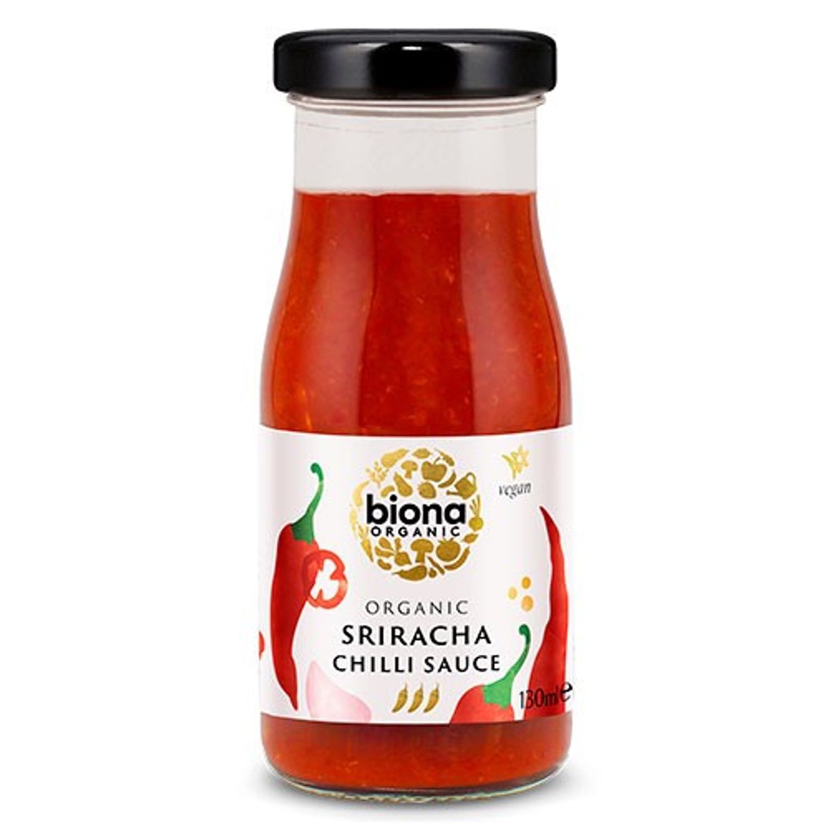 Sriracha chilisauce Økologisk - 130 ml - Biona Organic