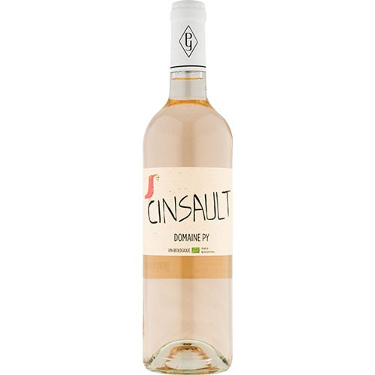 Rosévin CINSAULT 2021 12,5 % alc.vol. Økologisk - 750 ml