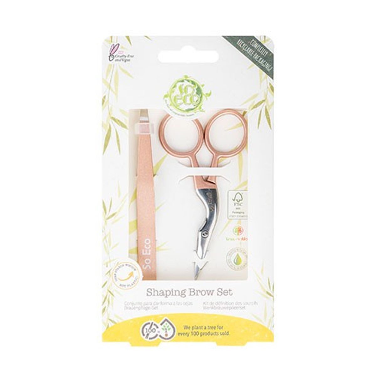 So Eco Shaping Brow Scissor & Tweezer - 1 pakke