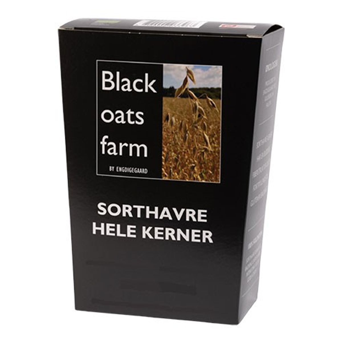 Sorthavre hele kerner Økologisk - 650 gram - Blackoatsfarm By Engdigegaard