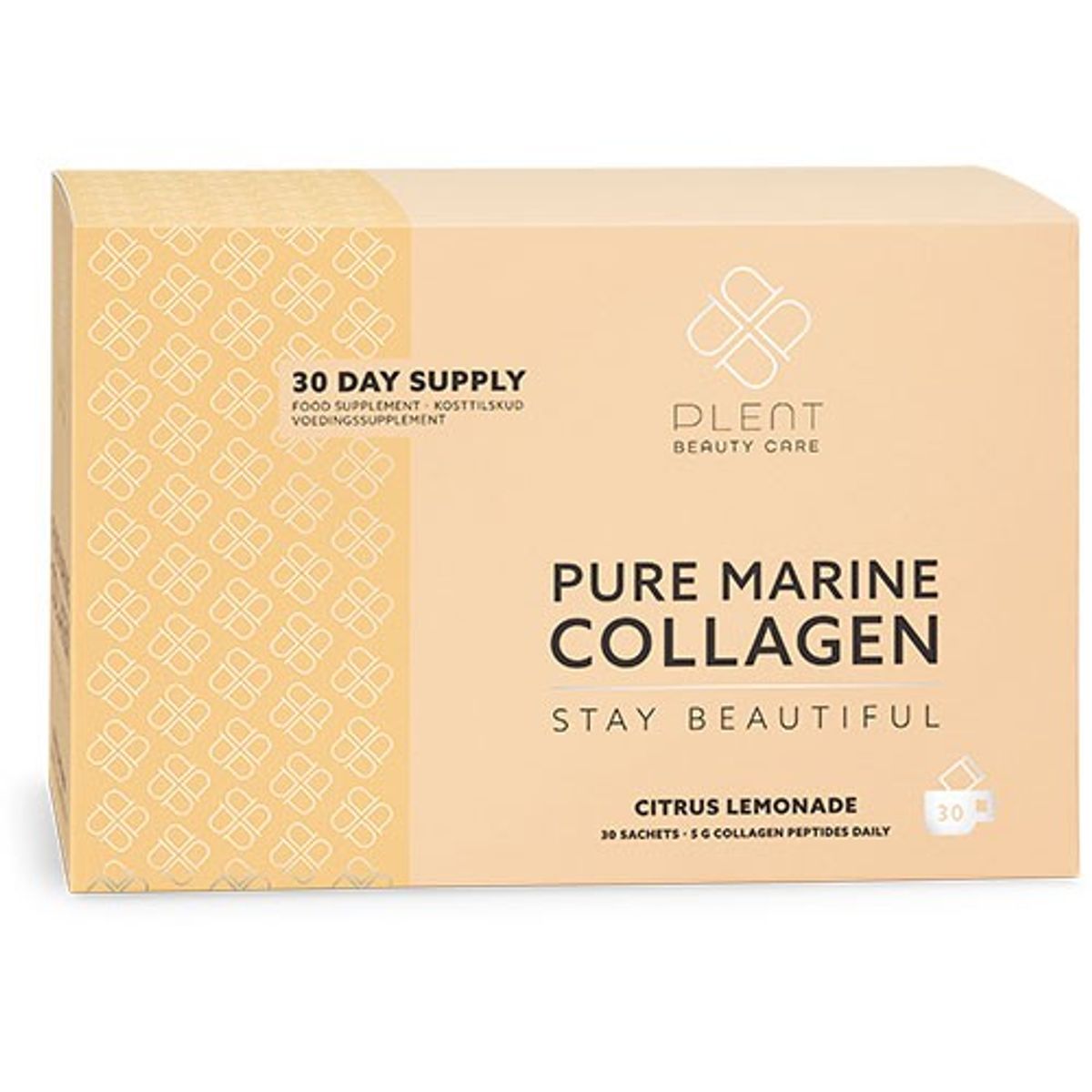 Pure Marine Collagen - Citrus Lemonade 30 x 5 gr - 1 pakke